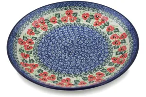 10½-inch Dinner Plate - Delicate Red Flowers