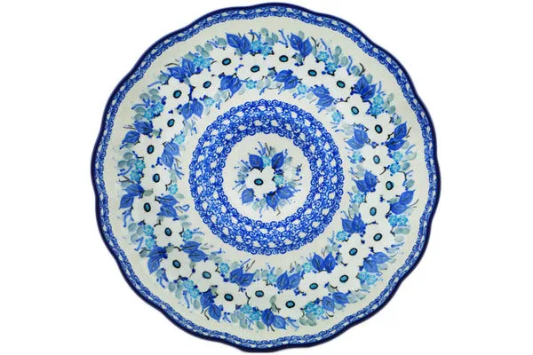 10" Chip and Dip Platter - Delicate Magnolia