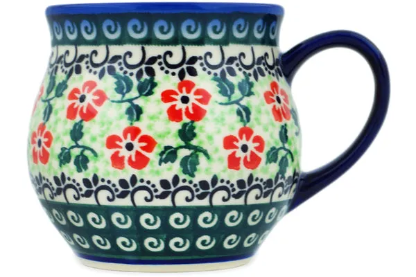 12 oz Bubble Mug - Poppies Charm