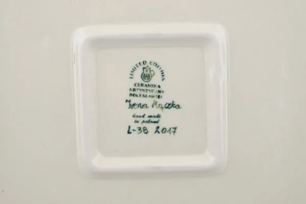 12" Square Platter - L38 Yellow Elegance