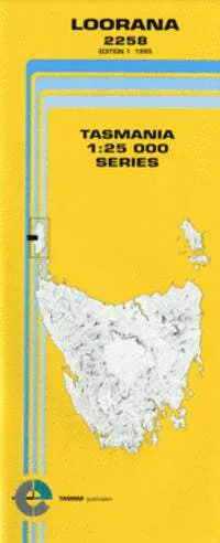 2258 Loorana Topographic Map (1st Edition) by TasMap (1995)