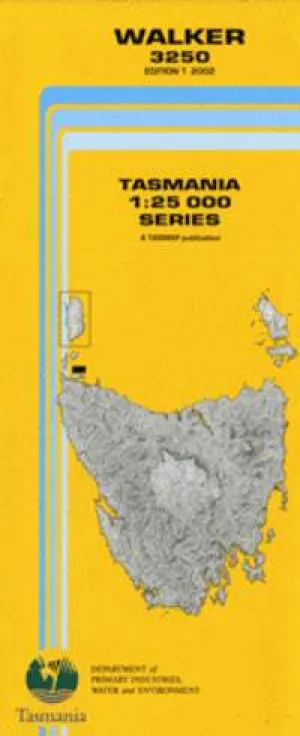 3250 Walker Topographic Map (1st Edition) by TasMap (2002)
