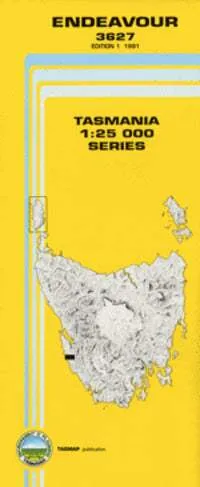 3627 Endeavour Topographic Map (1st Edition) by TasMap (1991)