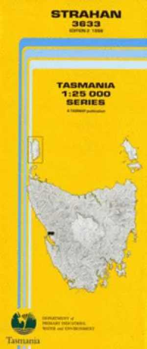 3633 Strahan Topographic Map (2nd Edition) by TasMap (1998)