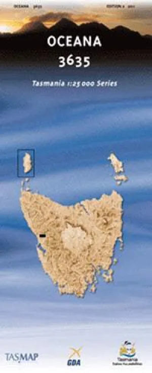 3635 Oceana Topographic Map (2nd Edition) by TasMap (2011)