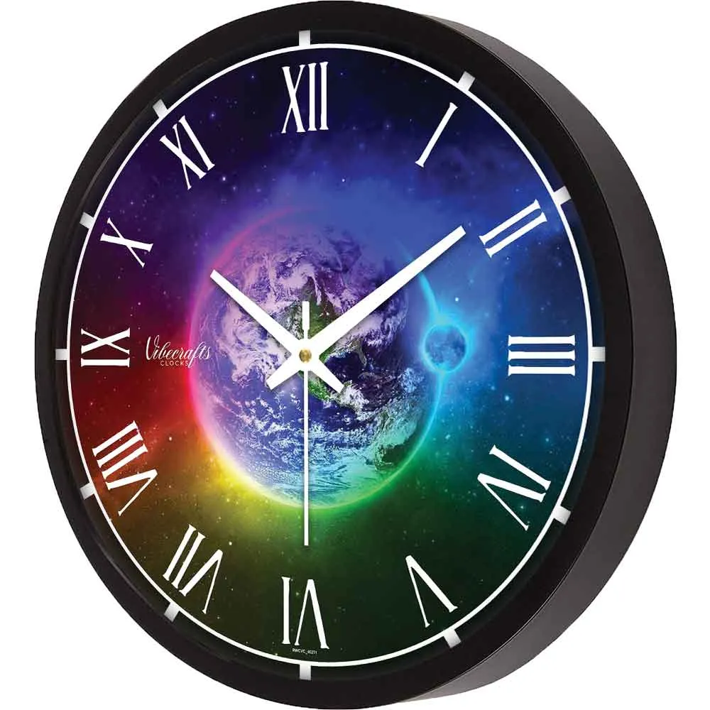3D Earth Designer Wall Clock
