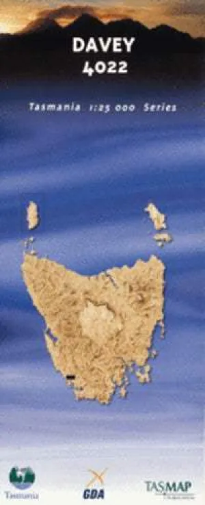 4022 Davey Topographic Map (1st Edition) by TasMap (2004)