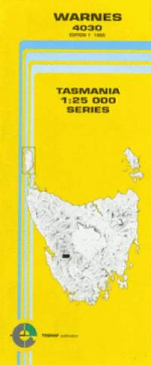 4030 Warnes Topographic Map (1st Edition) by TasMap (1995)