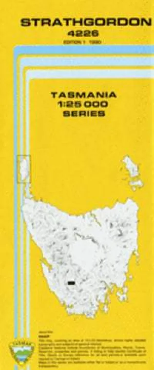 4226 Strathgordon Topographic Map (1st Edition) by TasMap (1990)