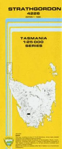 4226 Strathgordon Topographic Map (1st Edition) by TasMap (1990)