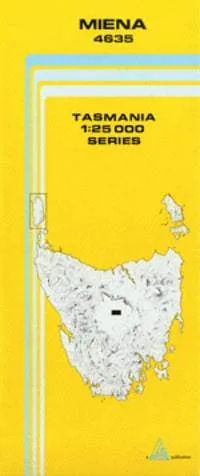 4635 Miena Topographic Map (1st Edition) by TasMap (1982)
