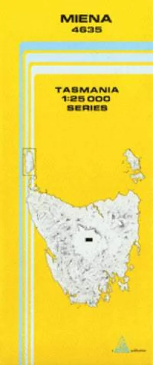 4635 Miena Topographic Map (1st Edition) by TasMap (1982)