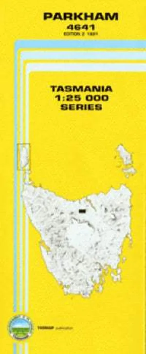 4641 Parkham Topographic Map (2nd Edition) by TasMap (1991)