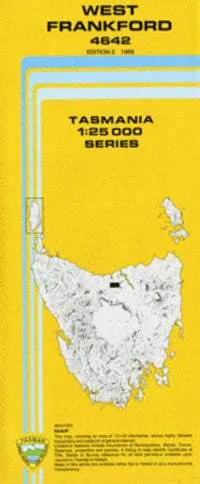 4642 West Frankford Topographic Map (2nd Edition) by TasMap (1989)