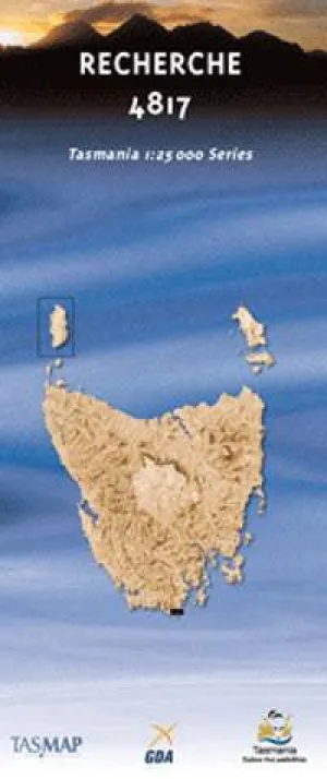 4817 Recherche Topographic Map (2nd Edition) by TasMap (2012)