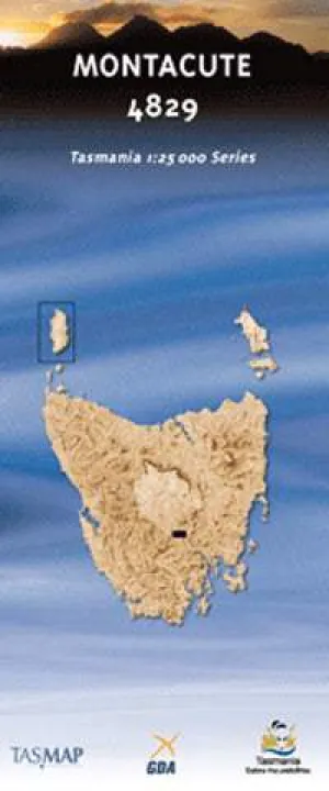 4829 Montacute Topographic Map (2nd Edition) by TasMap (2010)