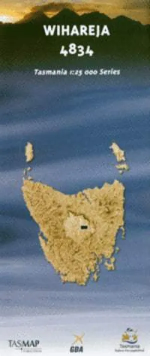4834 Wihareja Topographic Map (2nd Edition) by TasMap (2007)