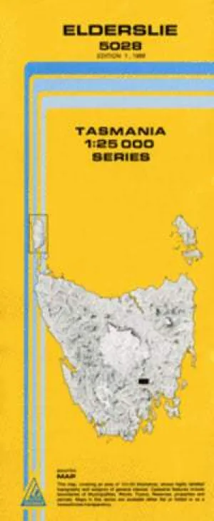 5028 Elderslie Topographic Map (1st Edition) by TasMap (1986)