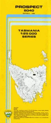 5040 Prospect Topographic Map (2nd Edition) by TasMap (1988)