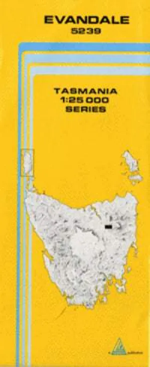 5239 Evandale Topographic Map (1st Edition) by TasMap (1983)