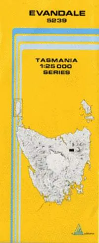 5239 Evandale Topographic Map (1st Edition) by TasMap (1983)