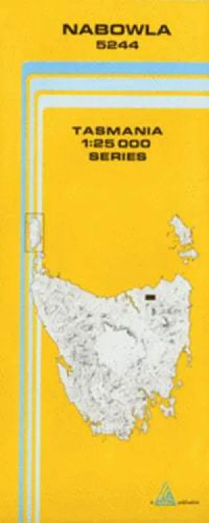 5244 Nabowla Topographic Map (1st Edition) by TasMap (1983)