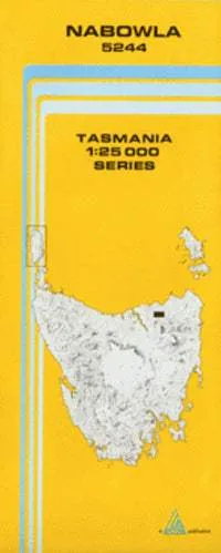 5244 Nabowla Topographic Map (1st Edition) by TasMap (1983)