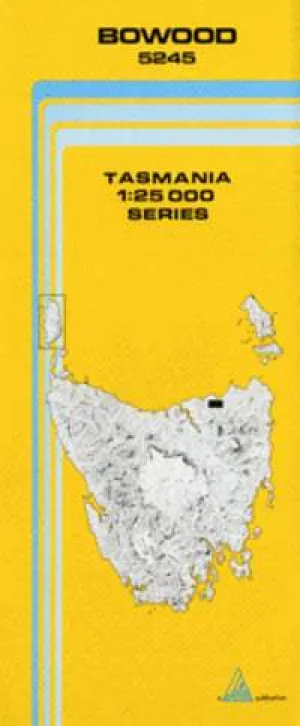 5245 Bowood Topographic Map (1st Edition) by TasMap (1983)