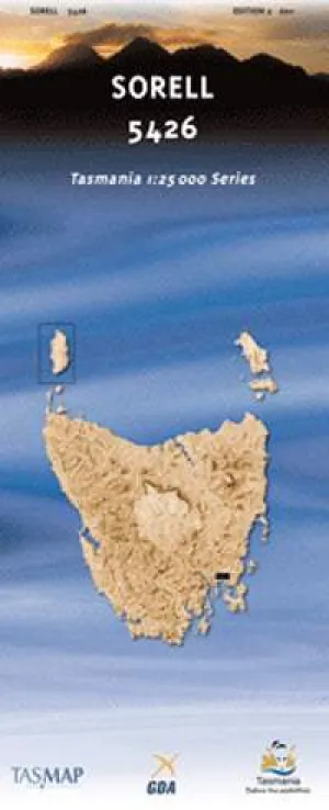 5426 Sorell Topographic Map (2nd Edition) by TasMap (2011)