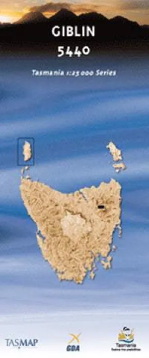 5440 Giblin Topographic Map (2nd Edition) by TasMap (2012)