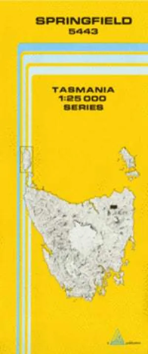 5443 Springfield Topographic Map (1st Edition) by TasMap (1983)