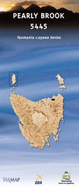 5445 Pearly Brook Topographic Map (2nd Edition) by TasMap (2009)