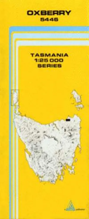 5446 Oxberry Topographic Map (1st Edition) by TasMap (1981)
