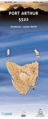 5522 Port Arthur Topographic Map (2nd Edition) by TasMap (2009)