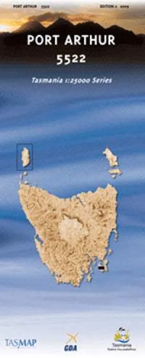 5522 Port Arthur Topographic Map (2nd Edition) by TasMap (2009)