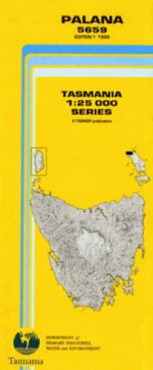 5659 Palana Topographic Map (1st Edition) by TasMap (1999)