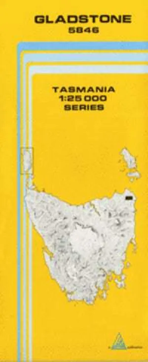 5846 Gladstone Topographic Map (1st Edition) by TasMap (1981)
