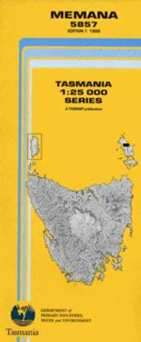 5857 Memana Topographic Map (1st Edition) by TasMap (1998)