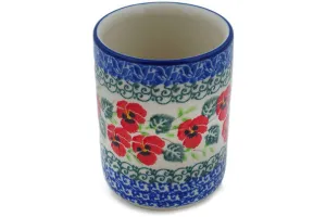 6 oz Tumbler - Delicate Red Flowers