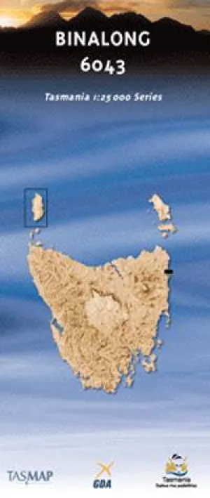 6043 Binalong Topographic Map (2nd Edition) by TasMap (2012)