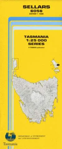 6056 Sellars Topographic Map (1st Edition) by TasMap (1998)