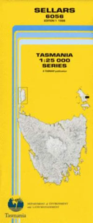 6056 Sellars Topographic Map (1st Edition) by TasMap (1998)