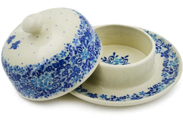 6" Dish with Cover - Delicate Blue