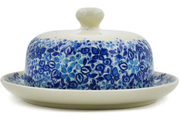6" Dish with Cover - Delicate Blue