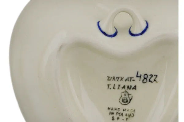 6" Heart Shaped Bowl - Delicate Blue