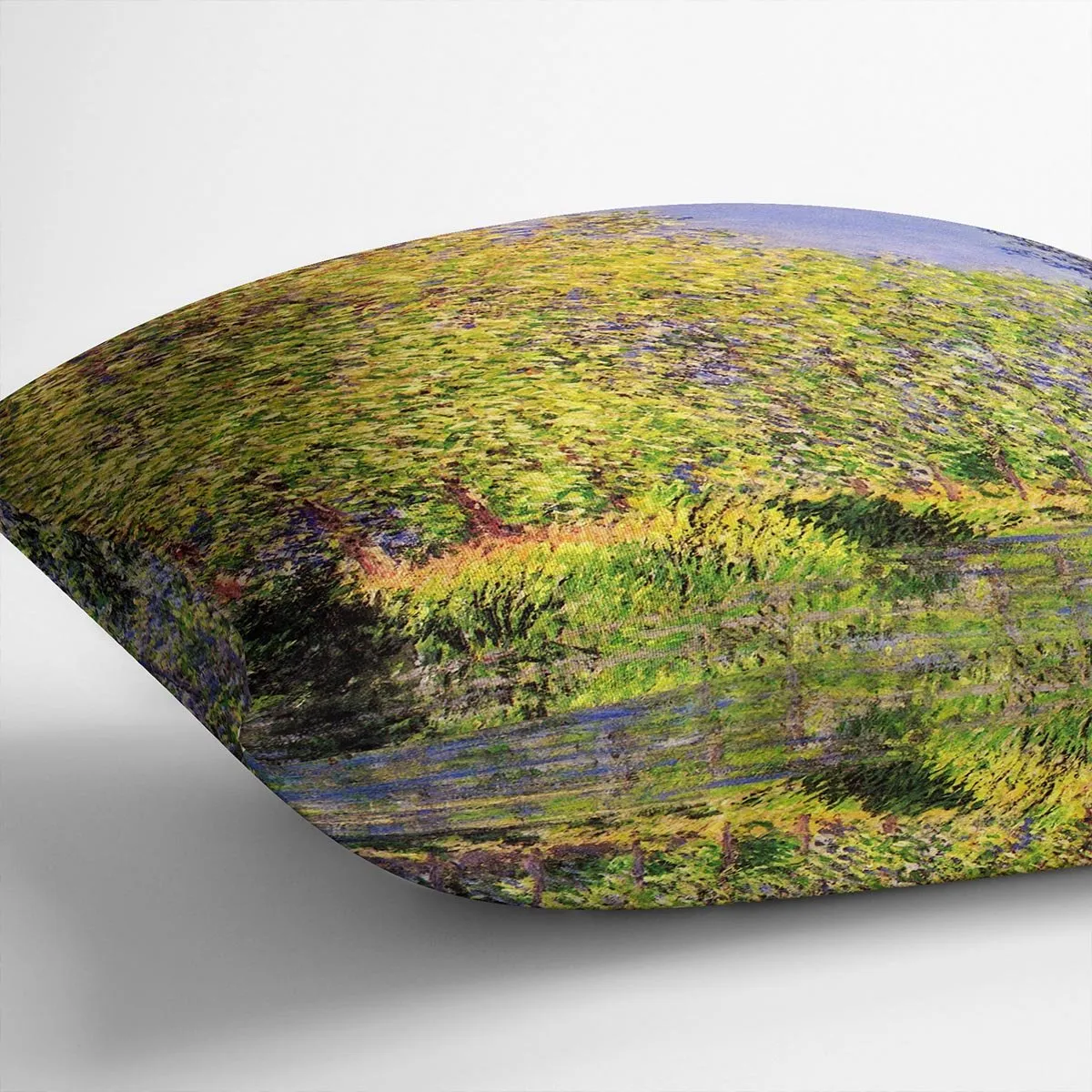 A bend of the Epte Giverny by Monet Throw Pillow