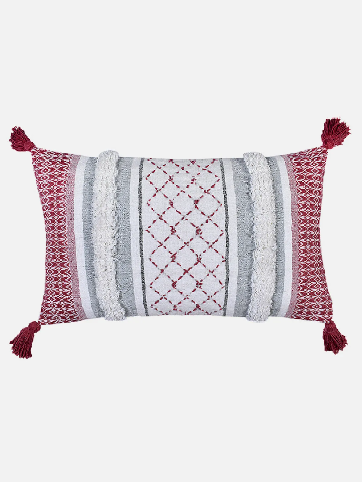 Atrisuta Solids Cushion Cover Muted Scarlet