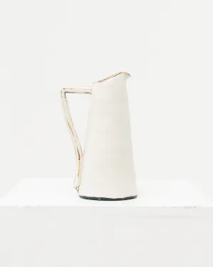 Ayame Bullock White Antique Rim Decanter