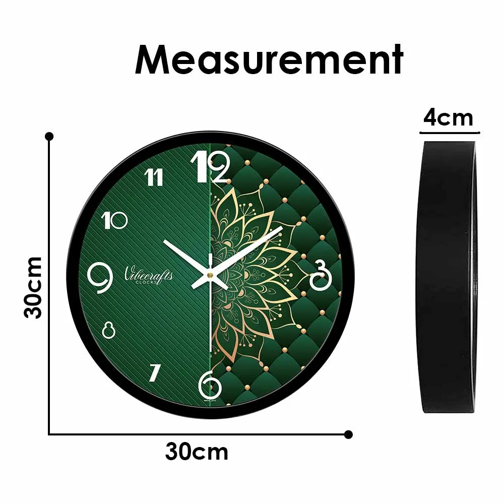 Beautiful Golden Pattern Designer Wall Clock