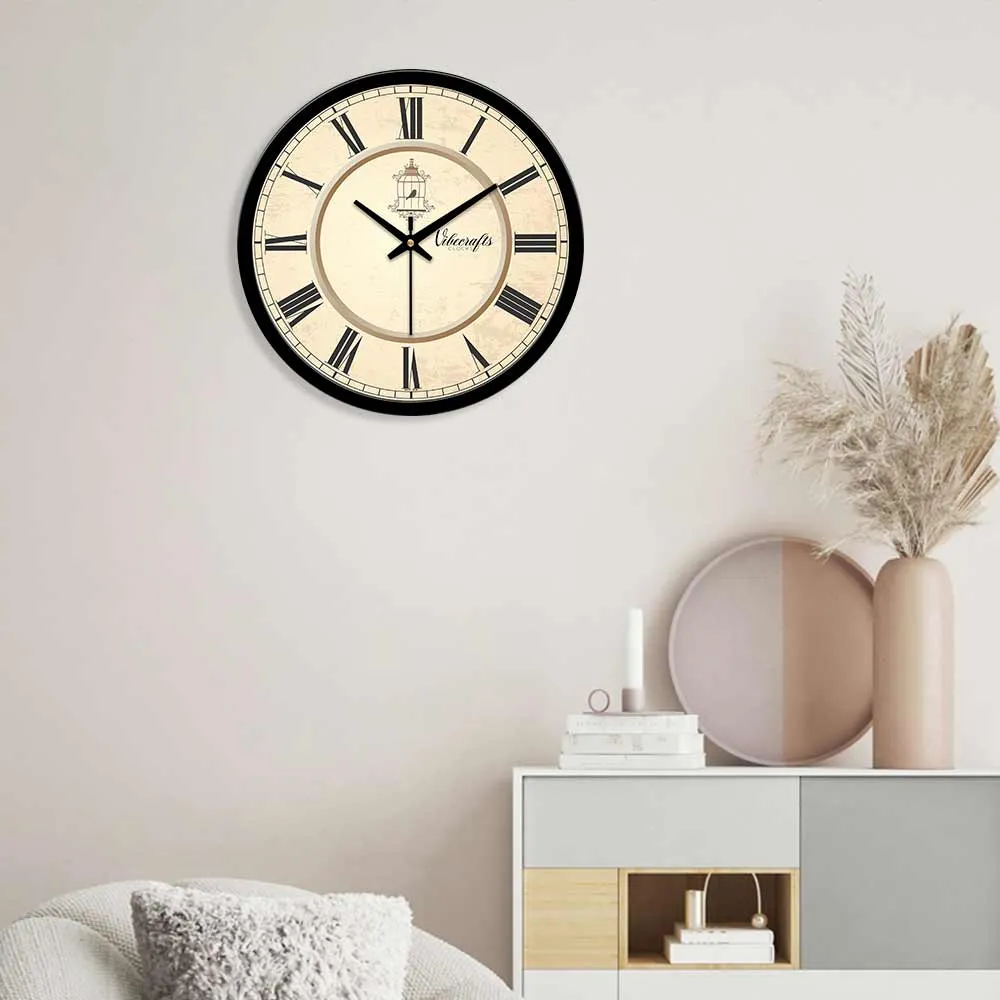 Beautiful Parrot Birds in cage Designer Wall Clock